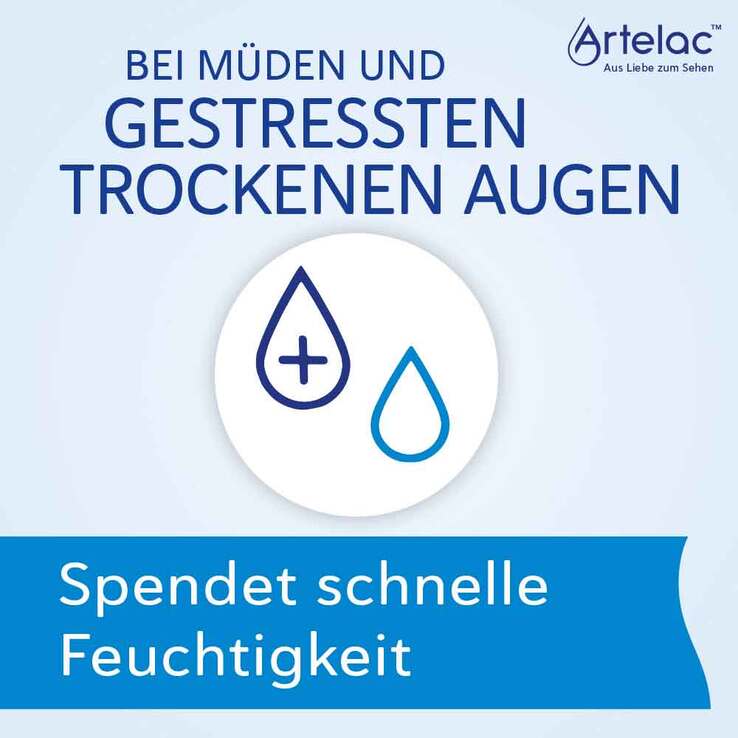 Artelac Splash EDO Augentropfen bei trockenen Augen, 10X0.5 ml