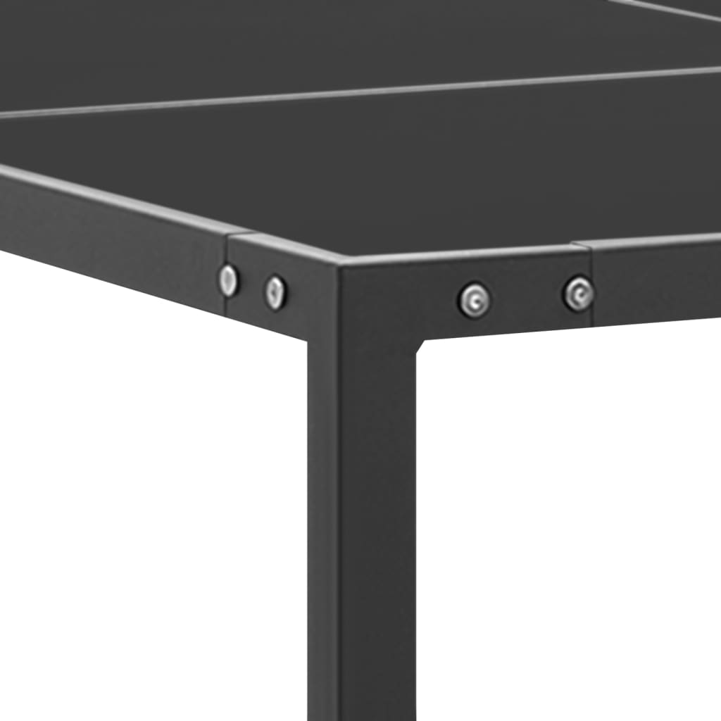 Mobilier de salle à manger d'extérieur 9 pièces acier