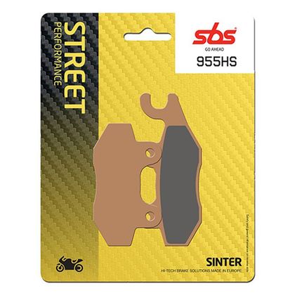 Plaquettes de freins SBS 955HS Sinter Métal Fritté avant