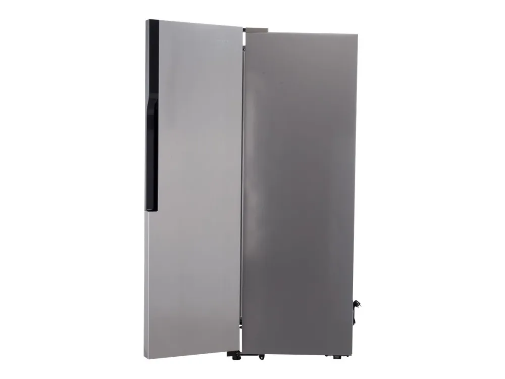 Gorenje NRS9182VX - Køleskab/fryser - side-by-side med vanddispenser, isdispenser - bredde: 90.8 cm - dybde: 67.9 cm - højde: 179.3 cm - 562 liter - Klasse E - rustfrit stål