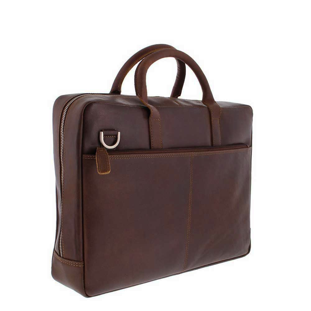Plevier Vintage London Laptoptas 2 vaks 15.6