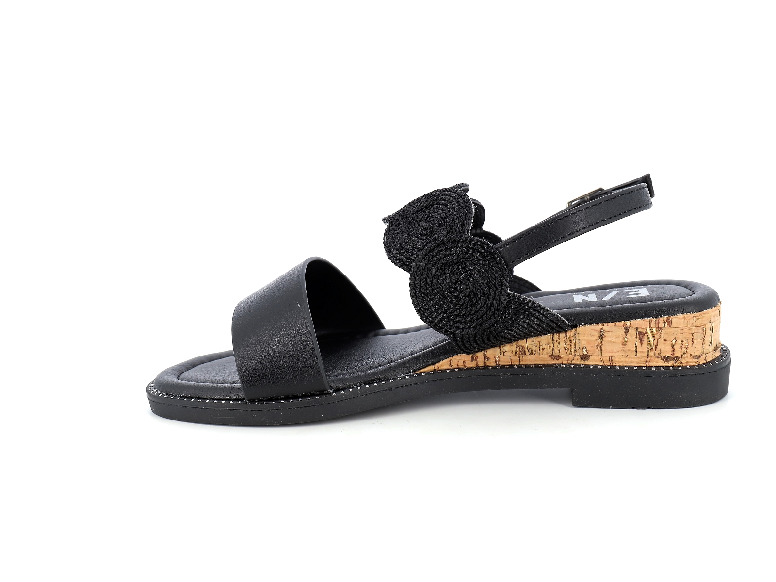 Elue par nous-NEFFECTUE Matières combinées Noir