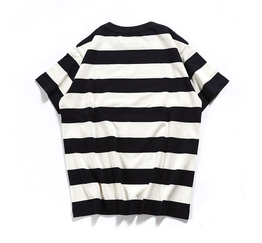 OKONKWO - Gestreept T-shirt met korte mouwen