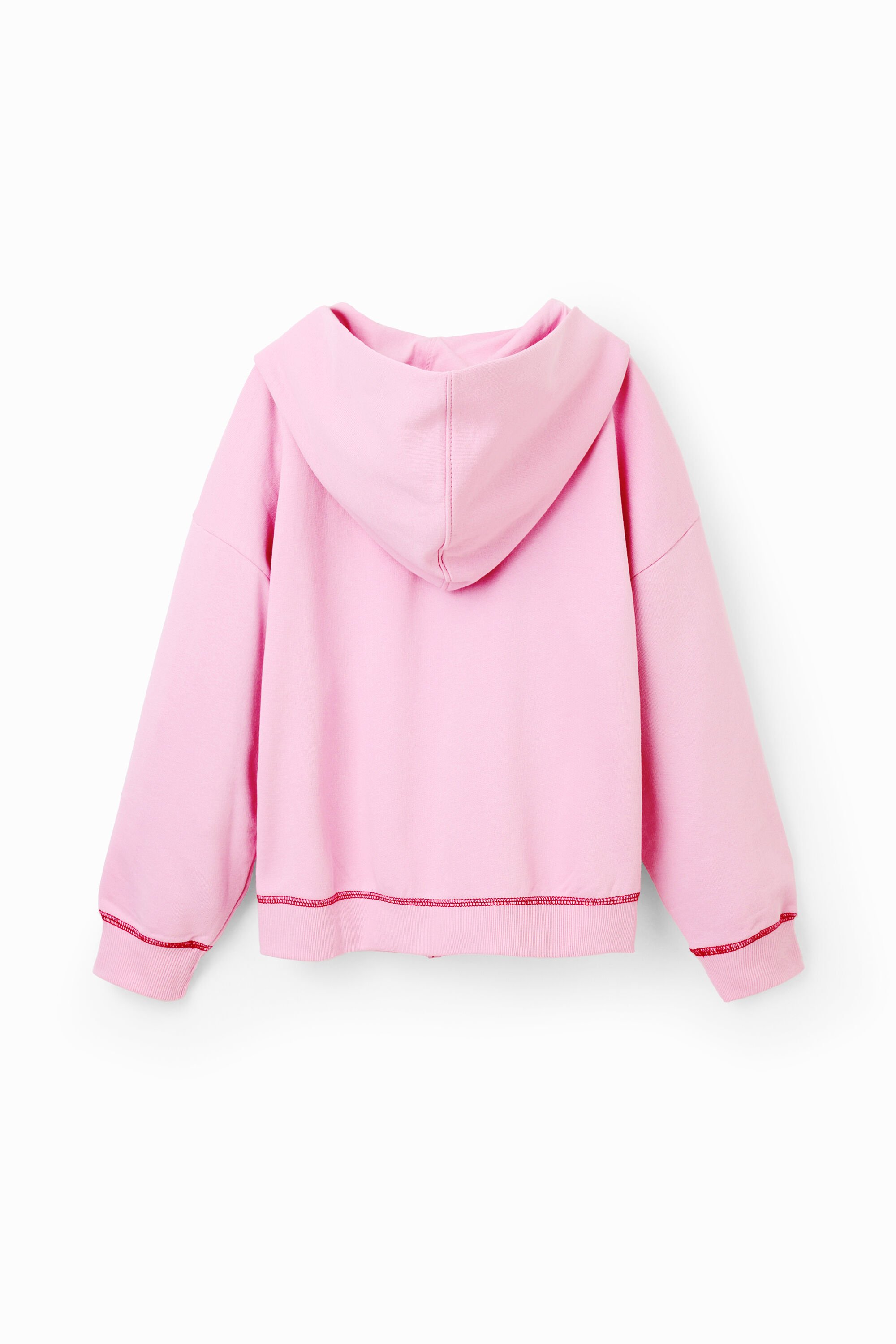 Sweat-shirt paillettes Panthère rose