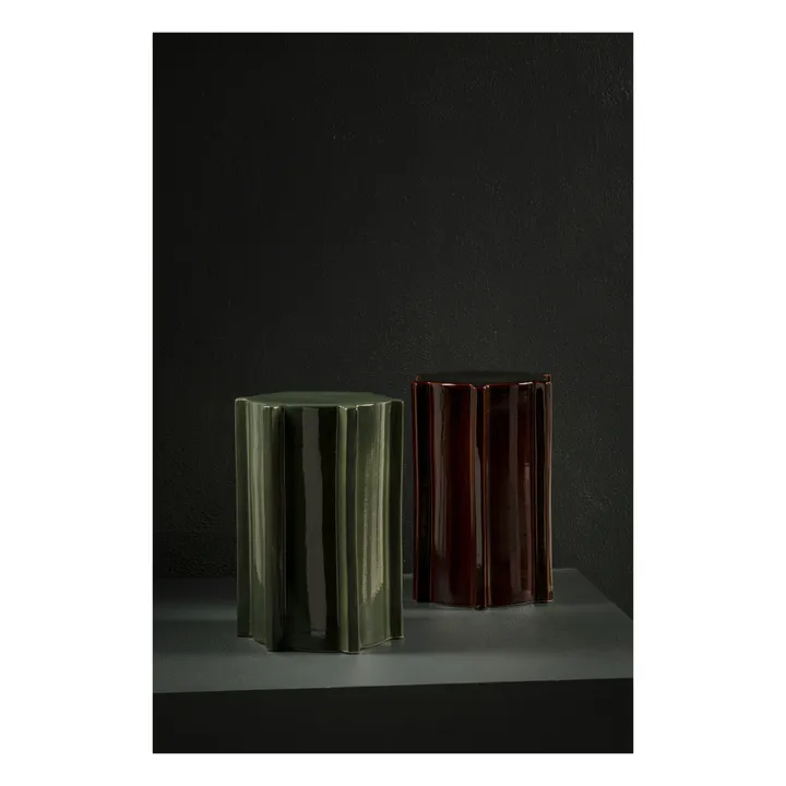 Serax Table d'appoint en grès Pawn, Marie Michielssen | Rouge