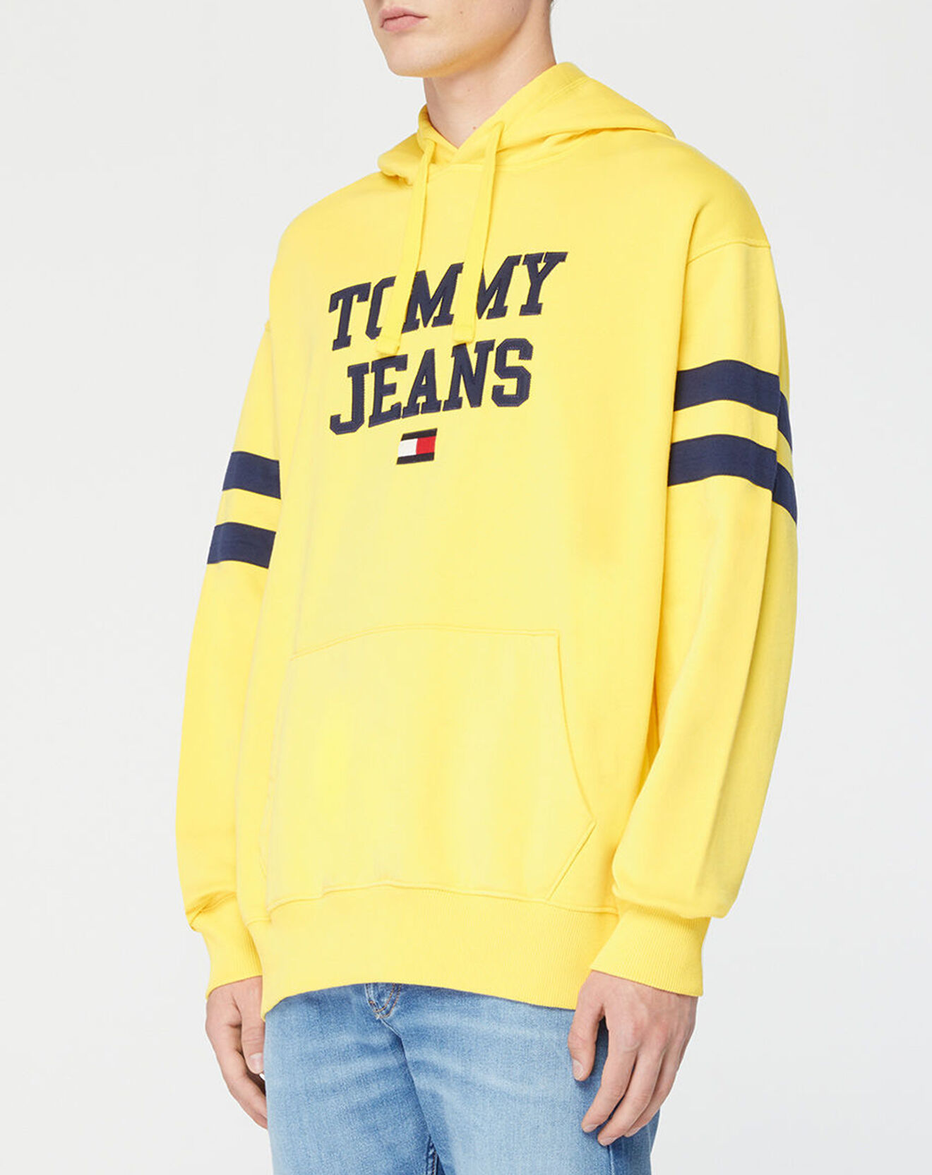 Tommy Jeans Sweat à capuche Graphic jaune