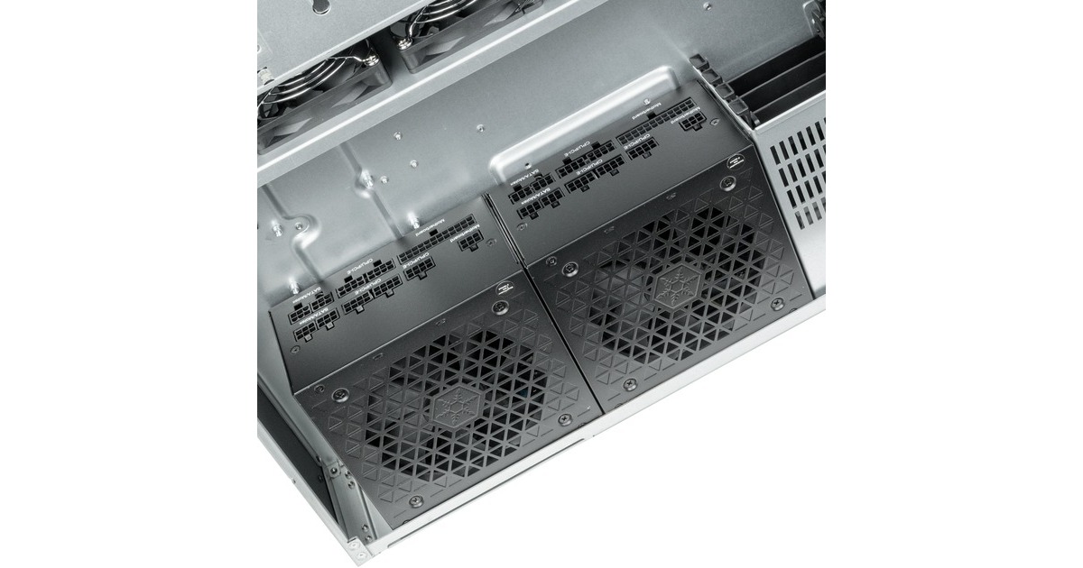 SilverStoneRM61-312, rack, serverbehuizing  (Zwart | 6U)