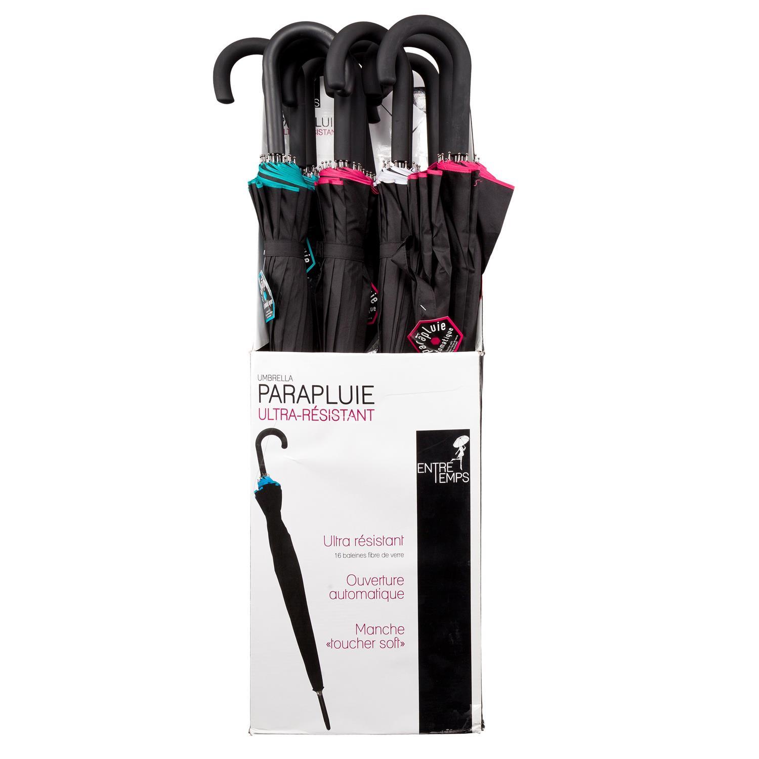 PARAPLUIE LONG ULTRA RESISTANT 100CM