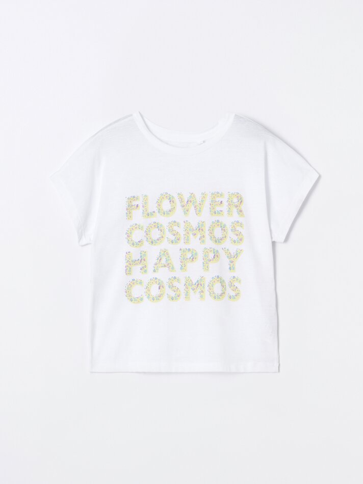 Conjunto de pijama estampado - Amarelo claro