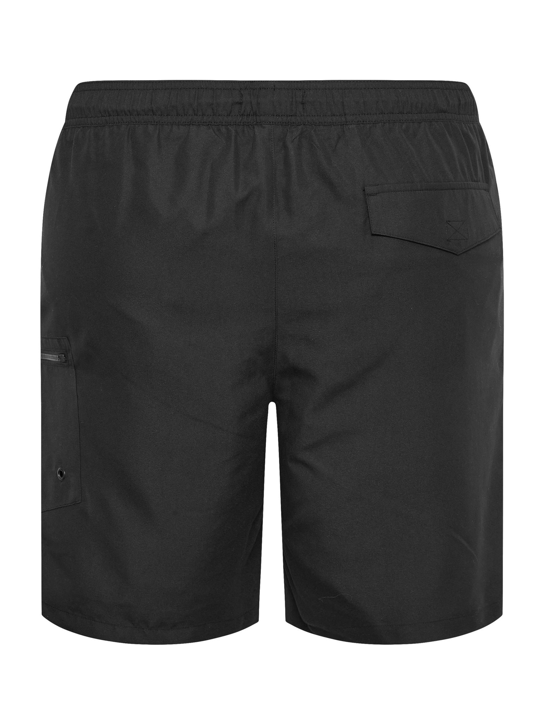 BadRhino Big & Tall Plain Cargo Swim Shorts