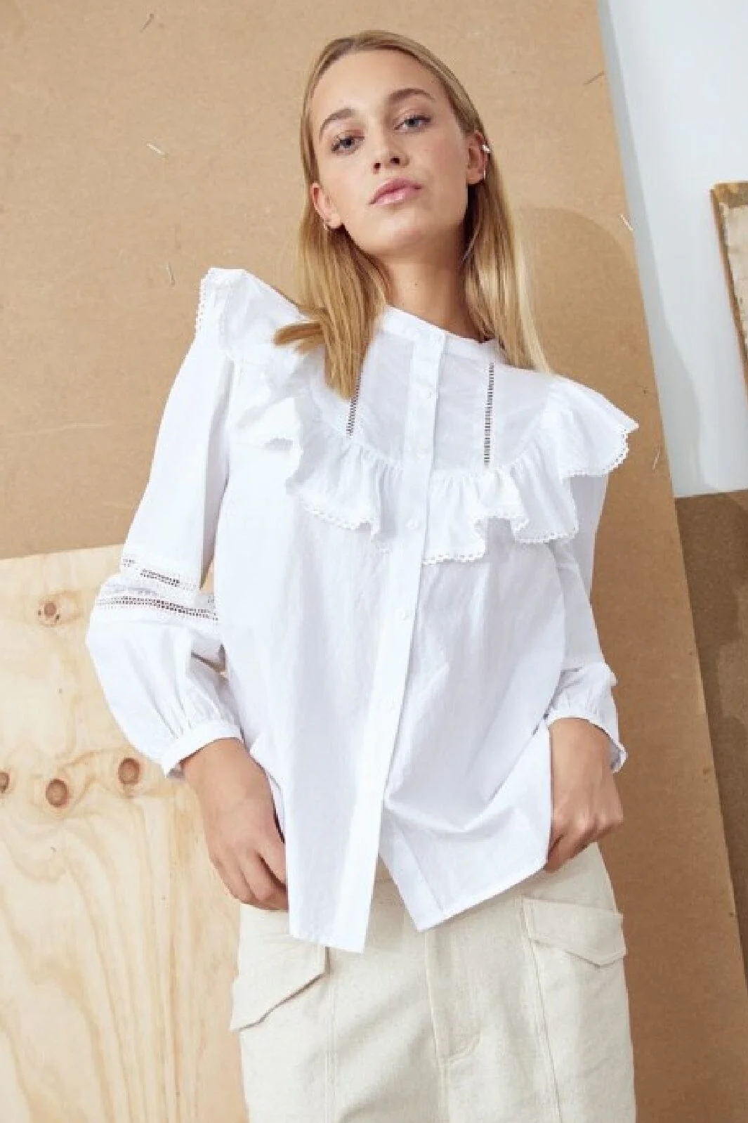 Noella Jovanny Shirt 028 white