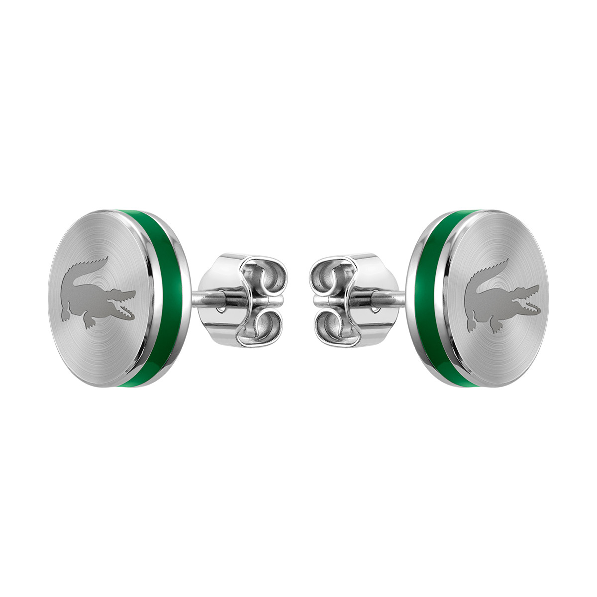 Boucles d'oreilles LACOSTE acier