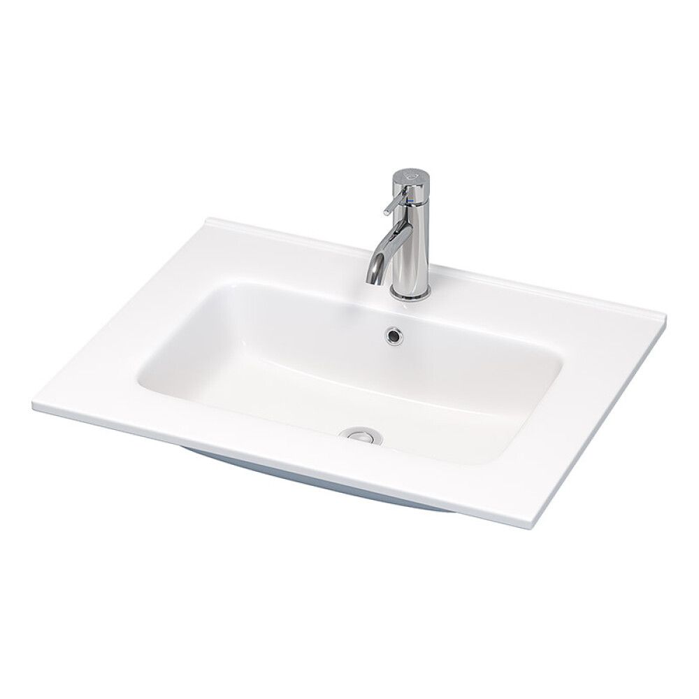 BADEROMSMØBEL CAMARGUE IQ+ FRONT HVIT MATT 60CM