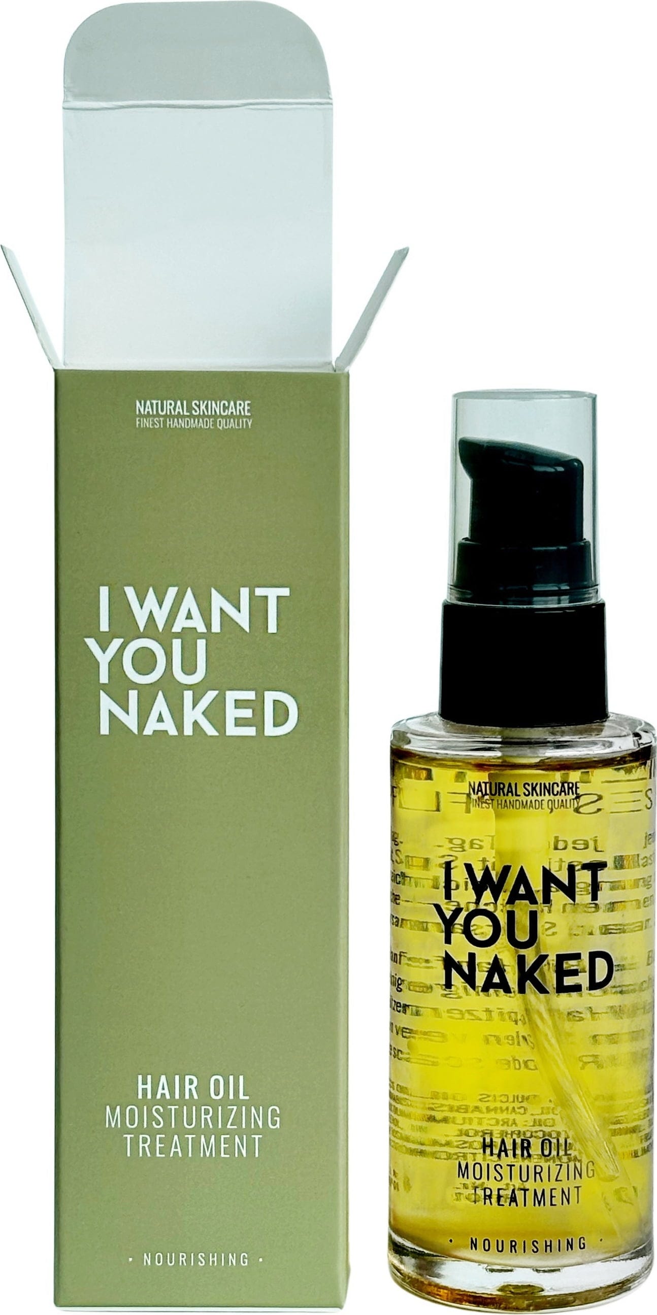 I WANT YOU NAKED  Moisturizing Hair Oil, 50 ml