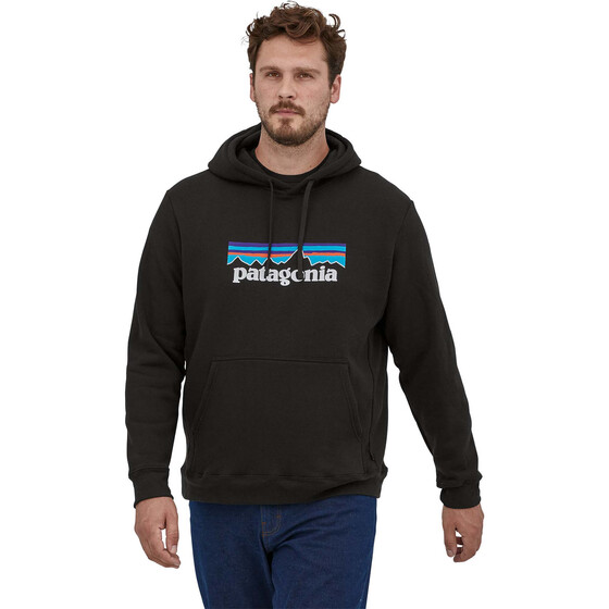 Patagonia P-6 Logo Uprisal Hoody Black Unisex FA24