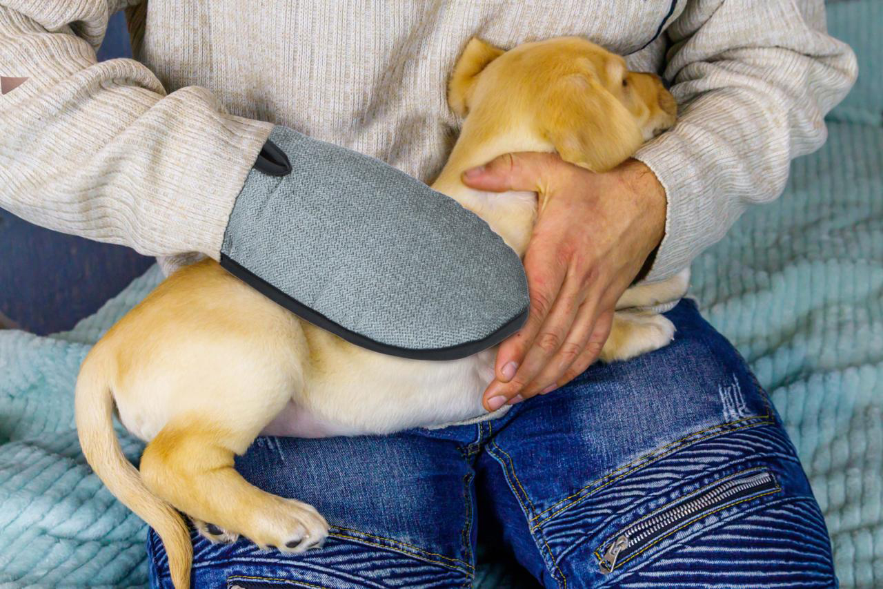 Fellpflege Handschuh 2-in-1
