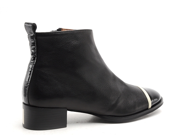Nemonic boots bottine plates femme 2174 noir