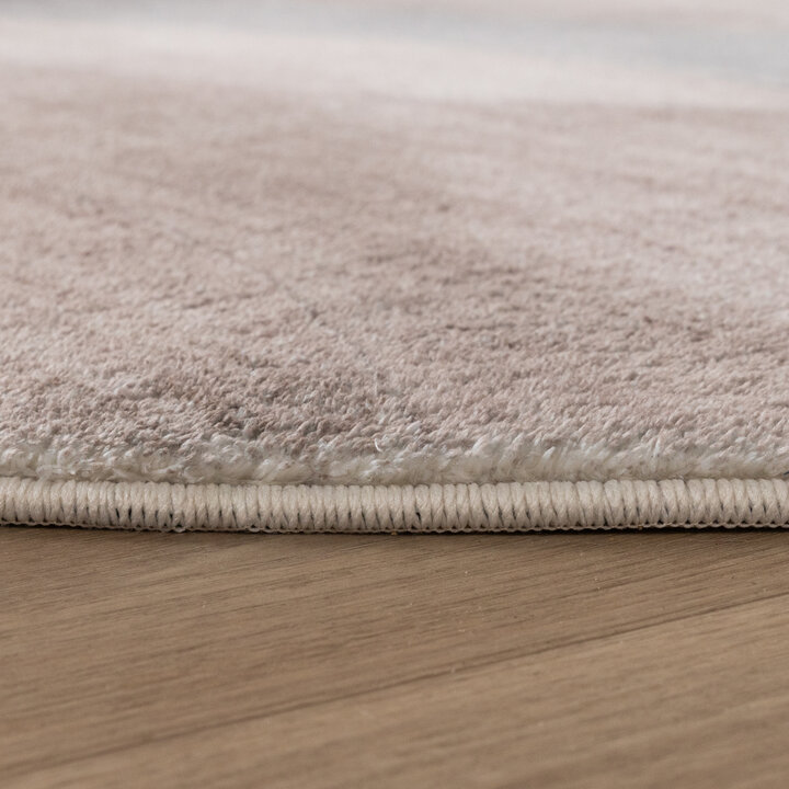 Rond modern vloerkleed - Field Taupe