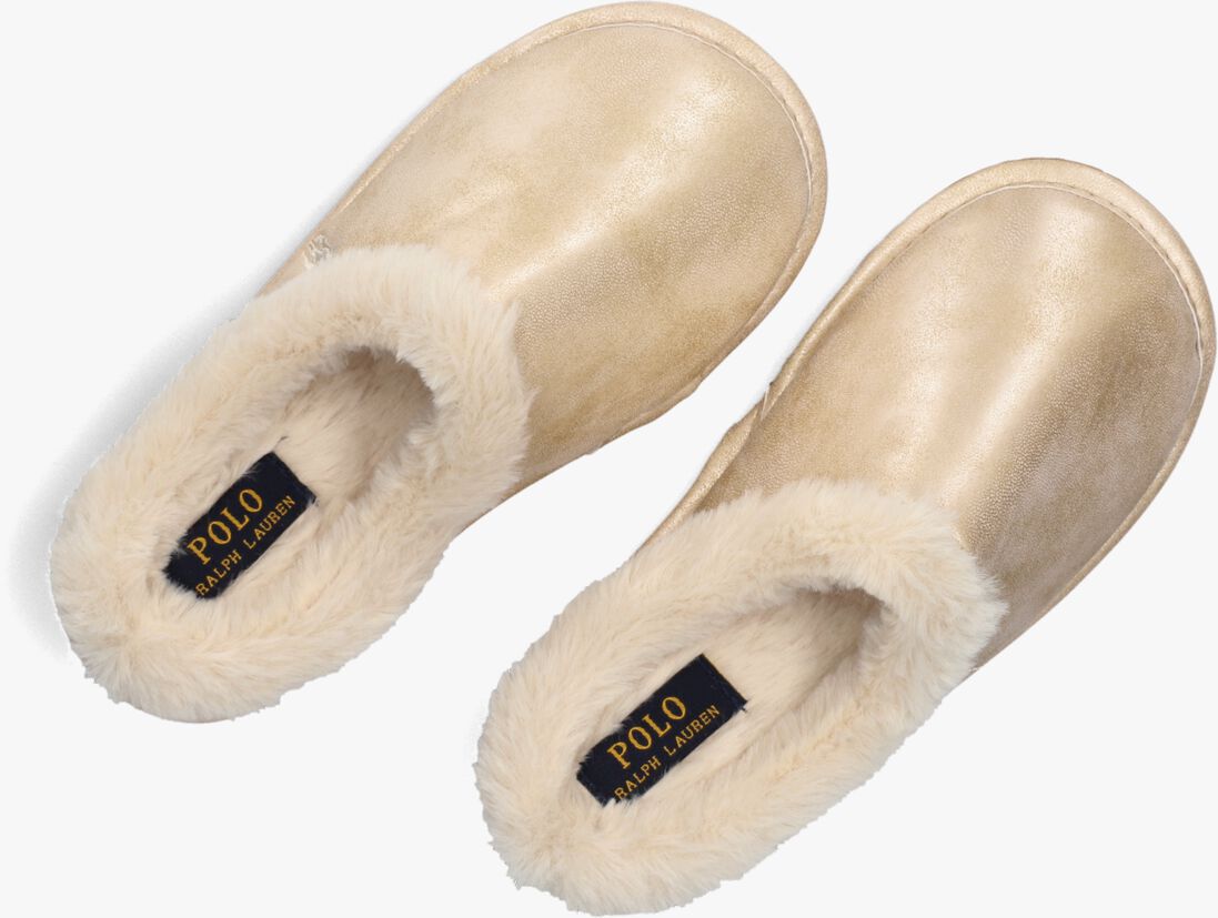 POLO RALPH LAUREN gouden polo ralph lauren pantoffels charlotte scuff