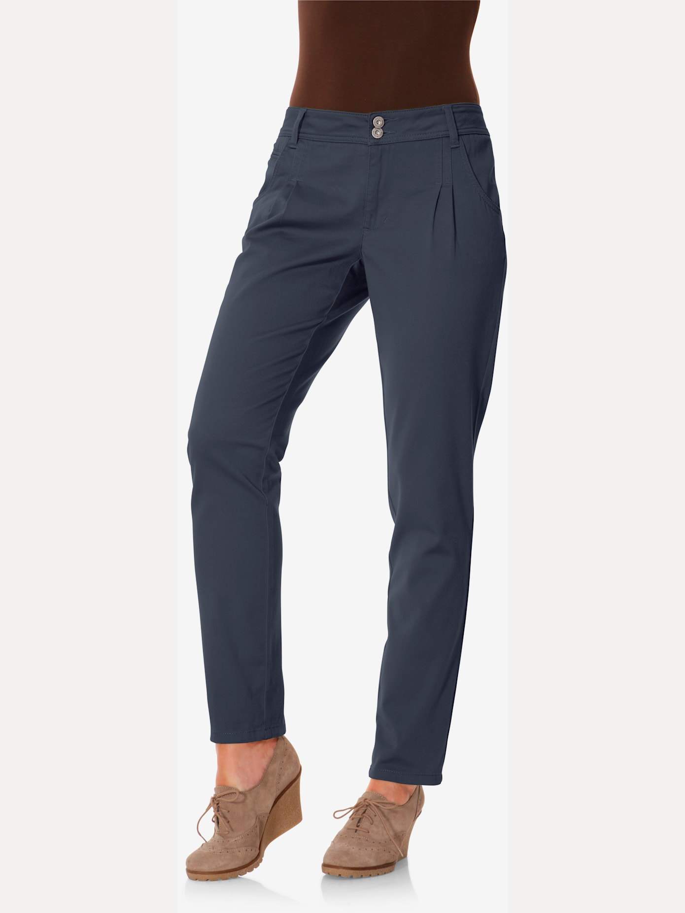 Pantalon chino coupe carotte