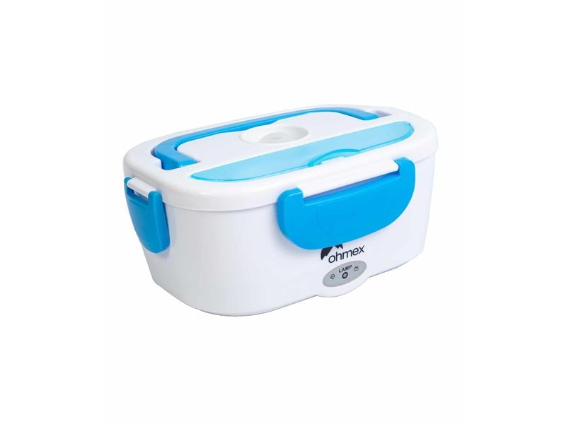 OHMEX Lunchbox Weiss Heizbare Lunchbox aus Edelstahl und Kunststoff