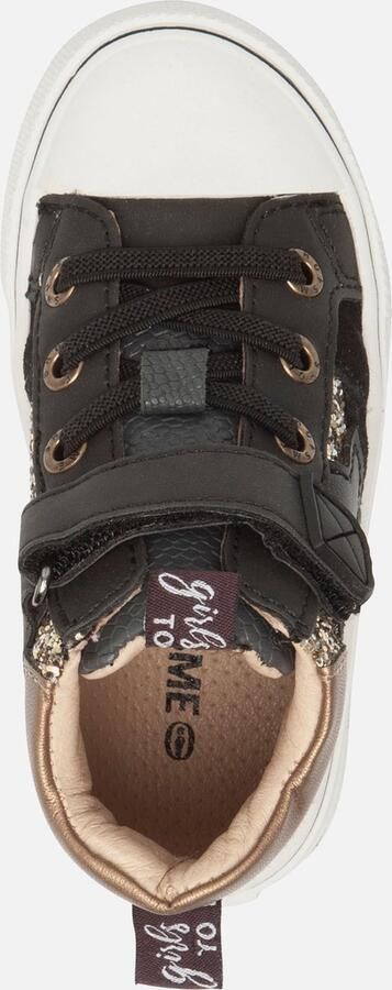 Shoesme Sneakers | | Black Gold | Leer