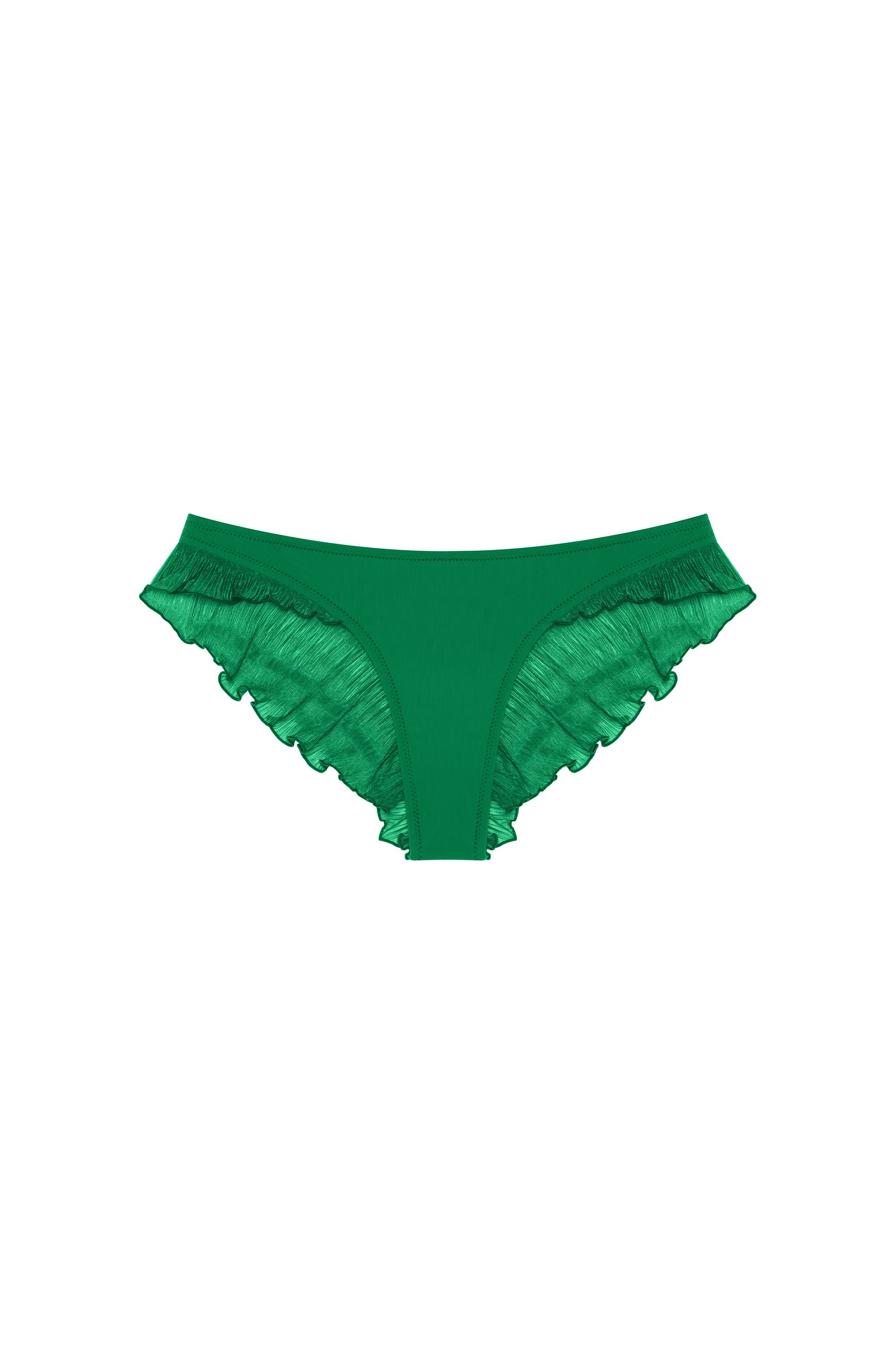 alala Bas de maillot de bain string jade à volant Jade