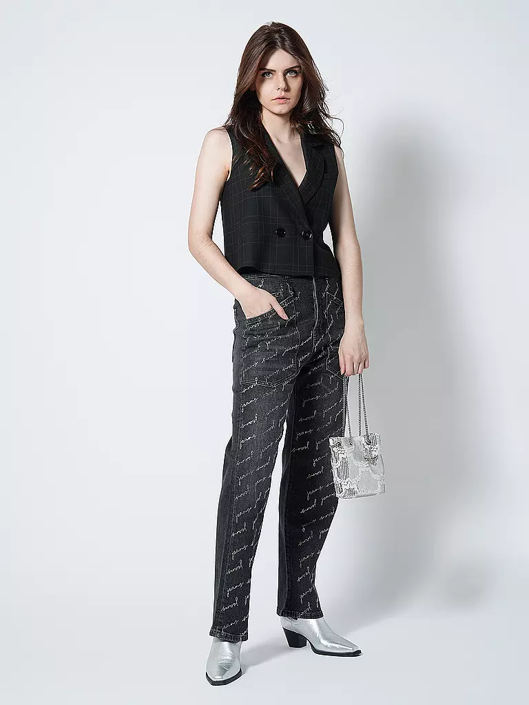 MCM Tasche -Bucket Bag HIMMEL  silber