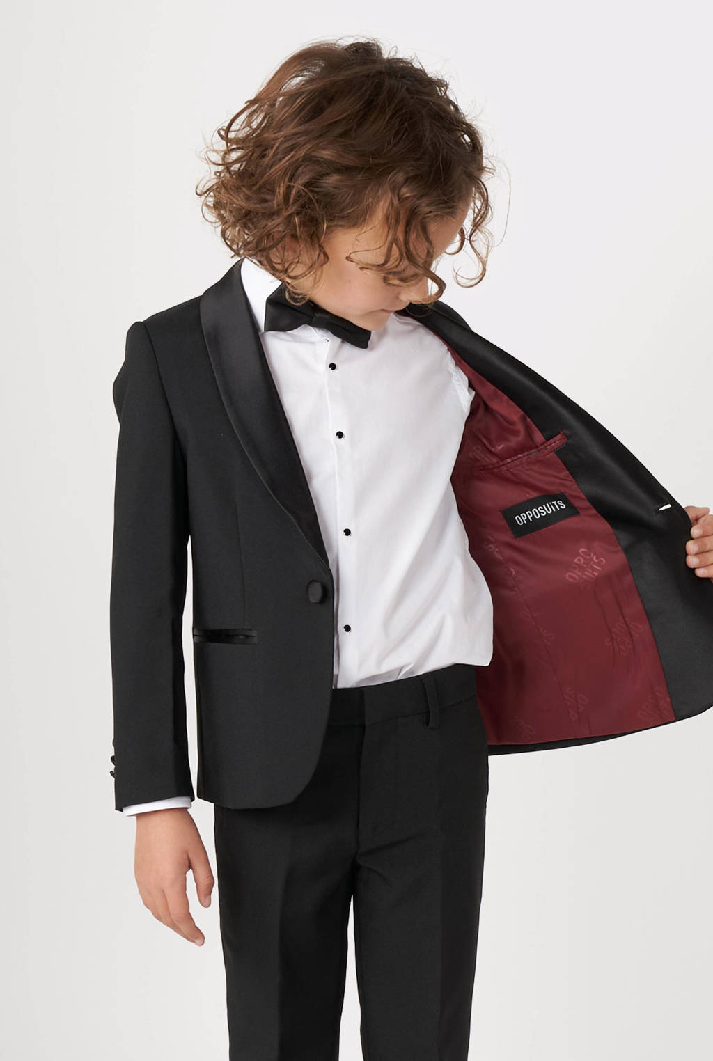 OppoSuits kostuum Jet Set Black zwart
