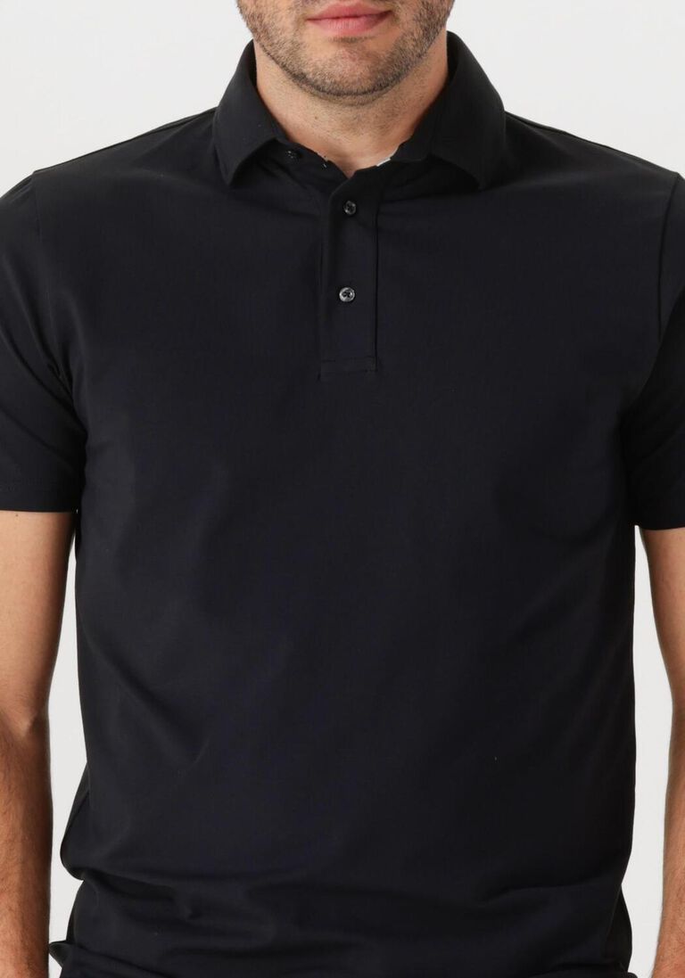 donkerblauwe gentiluomo polo polo 3 button j2017-202