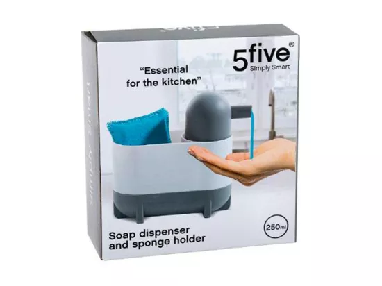 Distributeur de Savon & Porte Éponge 