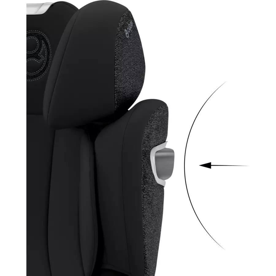 cybex PLATINUM Kindersitz Solution T I-Fix Sepia Black