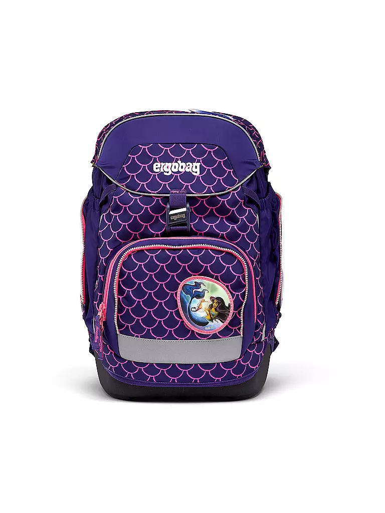 ERGOBAG Schultaschen Set 6tlg. Pack - PerlentauchBär lila