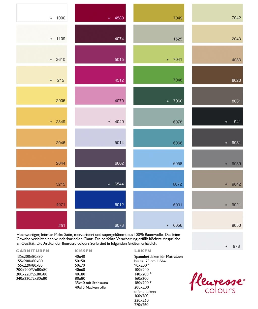 fleuresse Nackenrollenbezug »Colours« Mako Satin, glänzend, glatt, Premium Qualität