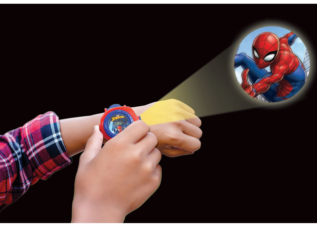 RELÓGIO DIGITAL LEXIBOOK SPIDERMAN VERMELHO