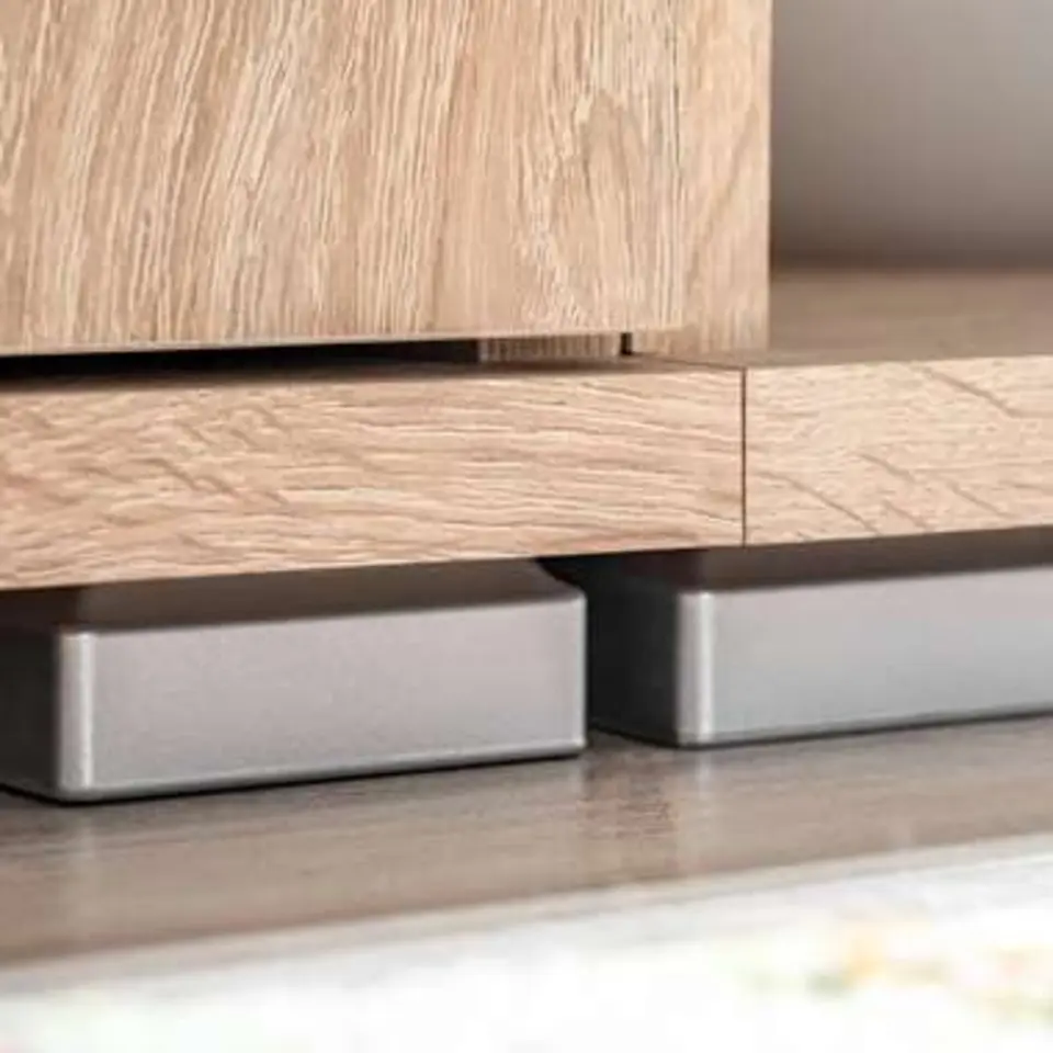 vidaXL - Tv-wandmeubel - Bruin - Bewerkt hout