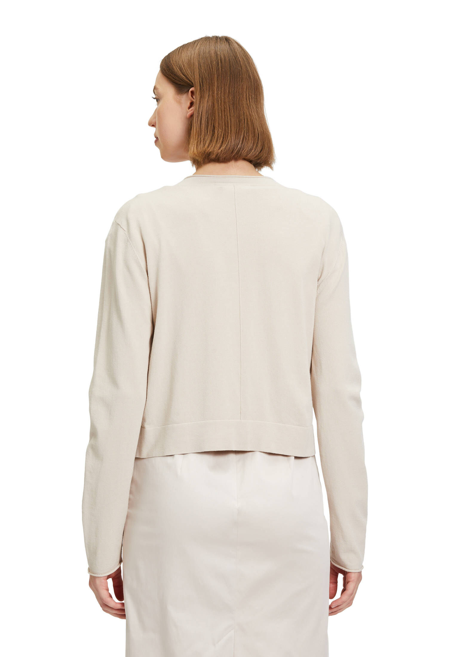 Betty & Co| Damen Strick-Cardigan ohne Verschluss