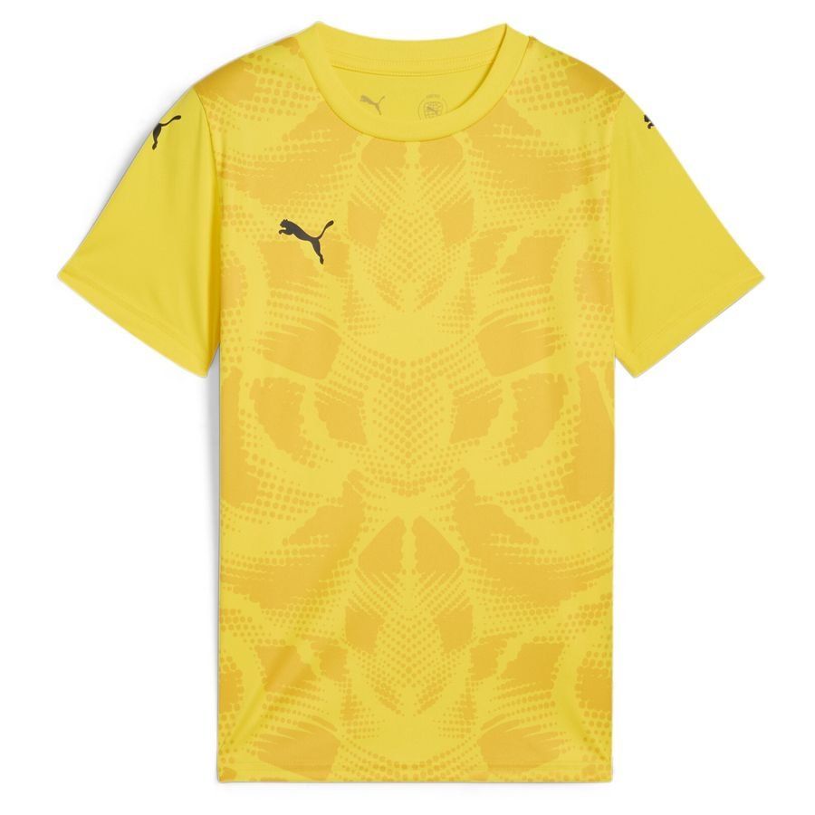 PUMA Maillot teamULTIMATE - Faster Yellow/Noir Enfant