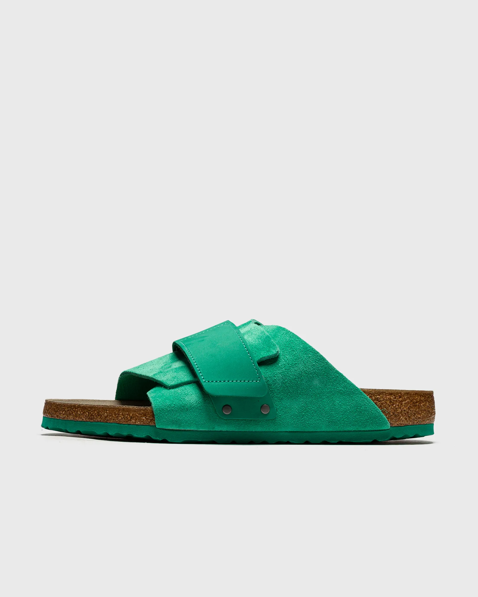 Birkenstock Kyoto VL Soft Suede & Nubuck Bold Green
