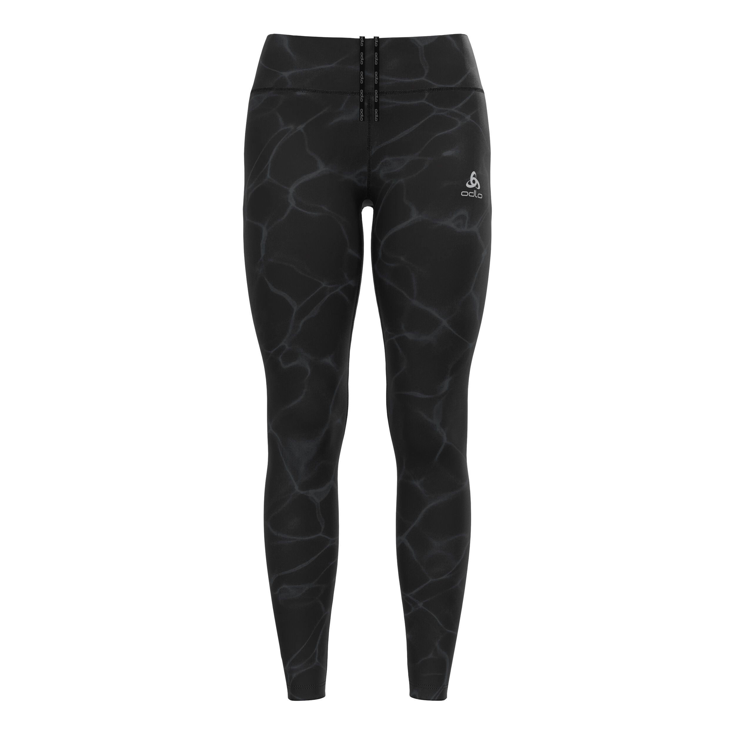 Odlo Zeroweight Print Collant De Course Femmes - Noir