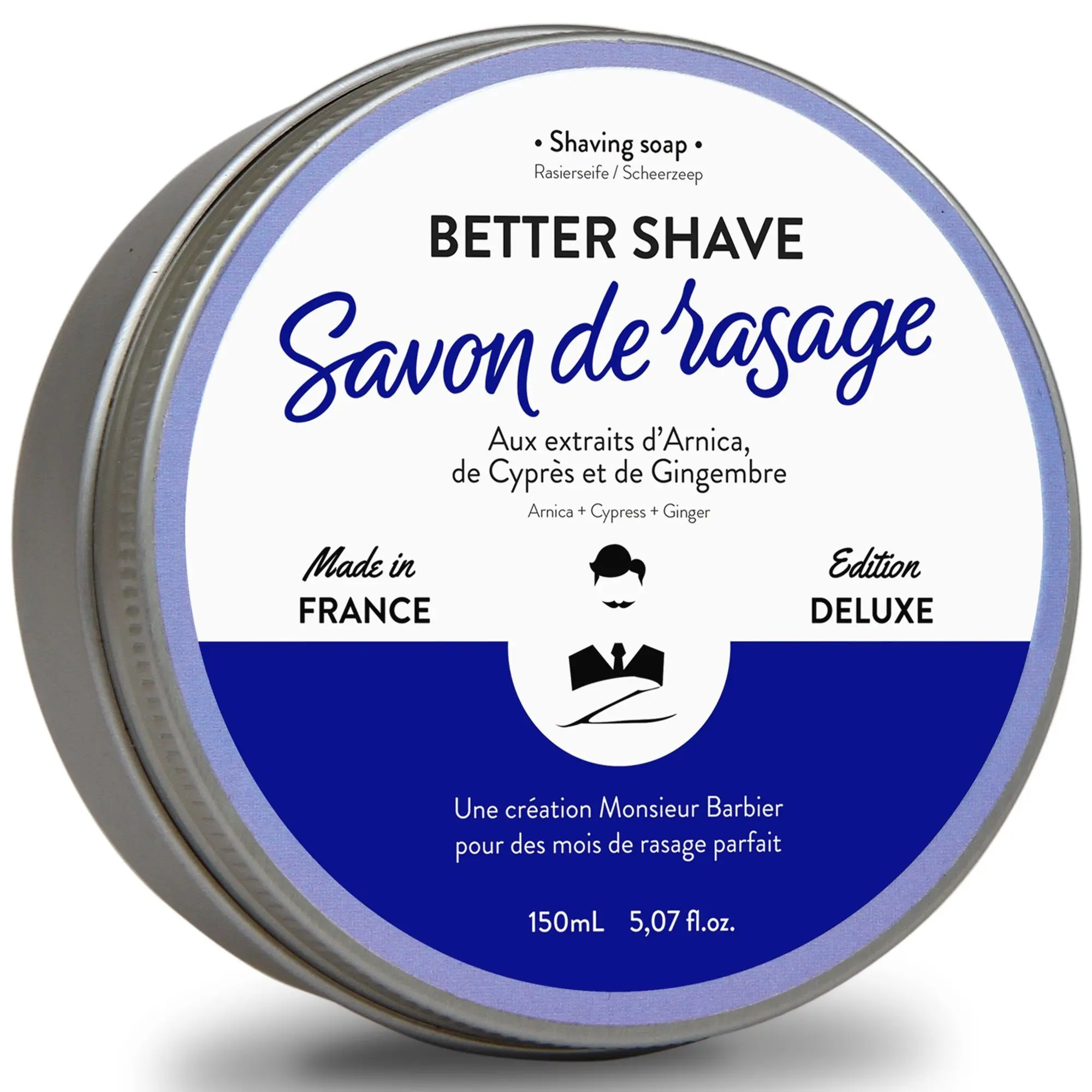 Monsieur Barbier - Better Shave Savon de Rasage 150ml - Nettoyant