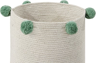 Lorena Canals Kurv Bubbly, Natural-Green