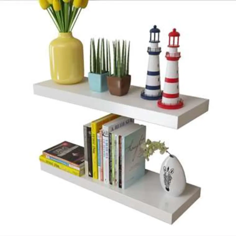 vidaXL - Wandmeubel - Wit - MDF - 60 cm - 2 stuks
