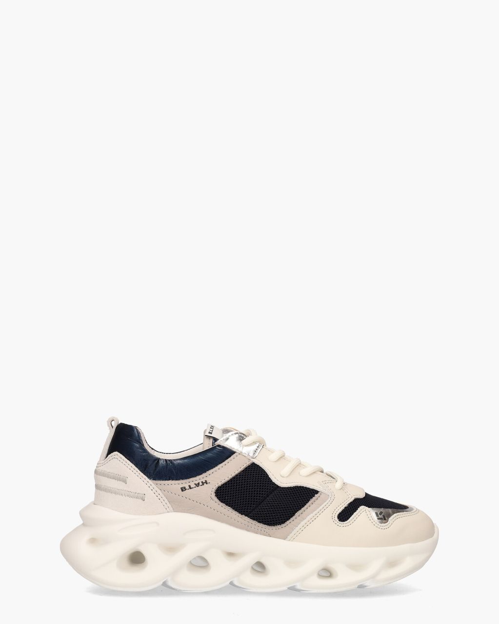 B.L.A.H. Cassandra Off-White/Blauw Damessneakers