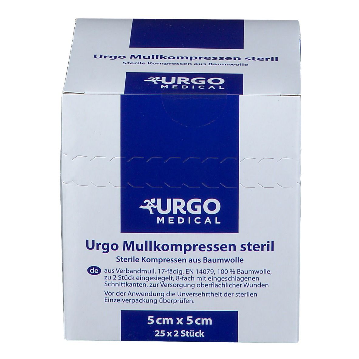 URGO Mullkompressen 5 x 5 cm sterikl