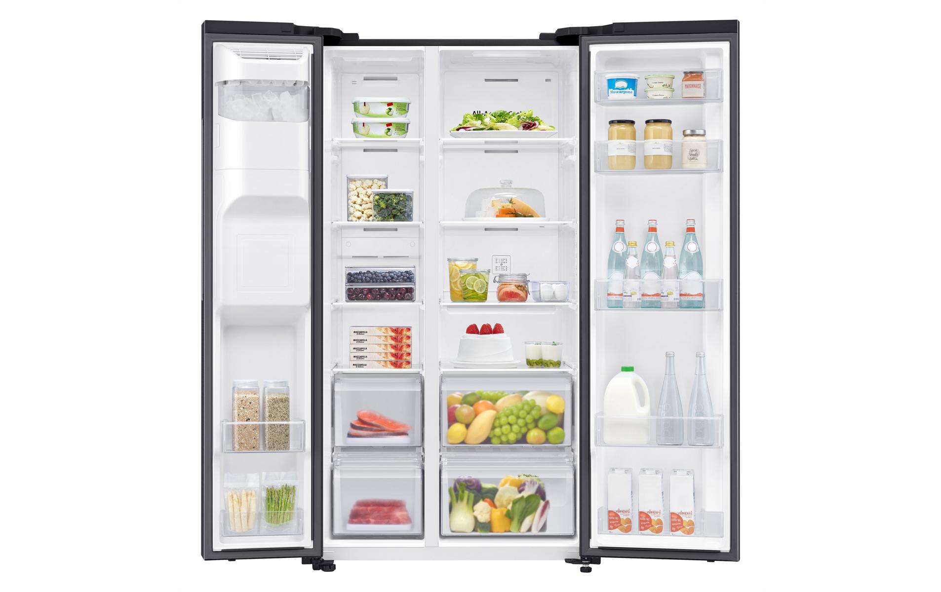Foodcenter RS65DG5403B1WS Anthrazit<br>Side by Side Kühl- und Gefrierteil