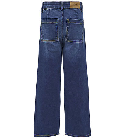 Kids Only Jeans - Noos - KogSølvie - Wide Leg - Dark Blue Denim