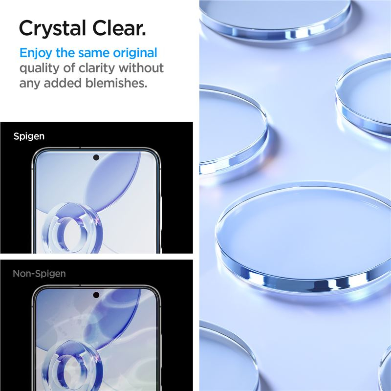 (2er Set) Samsung Galaxy A56 / S24 FE Glass Tr EZ Fit HD Panzer Glas Case Friendly   Montagerahmen (AGL08729)