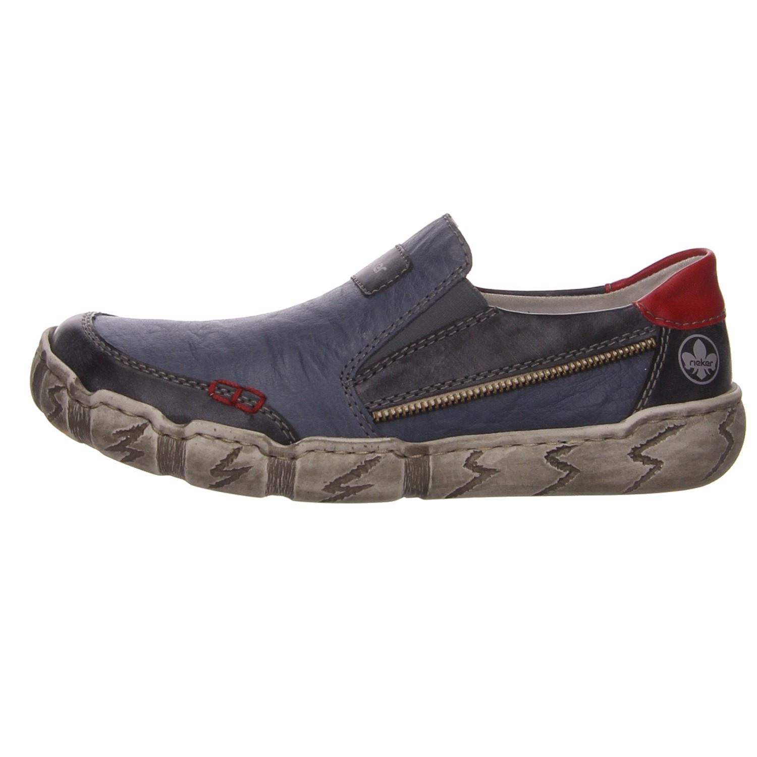Rieker Slipper blau blau
