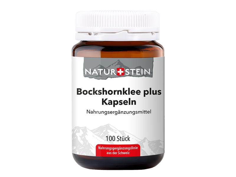 Naturstein Bockshornklee plus 100 Kapseln Veganes Nahrungsergänzungsmittel
